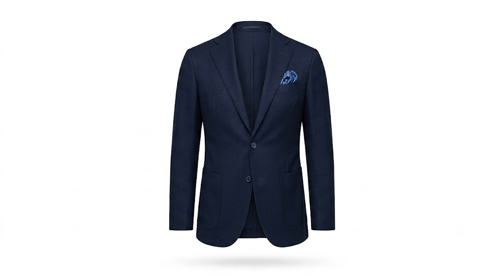 Navy Two-Button Blazer