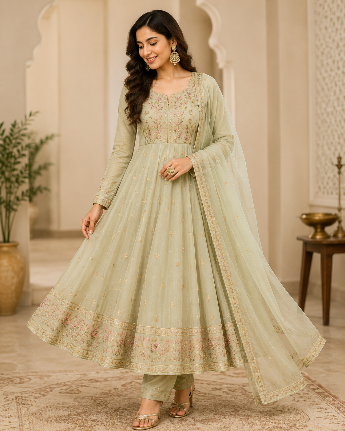 Women's Anarkali Suit Set